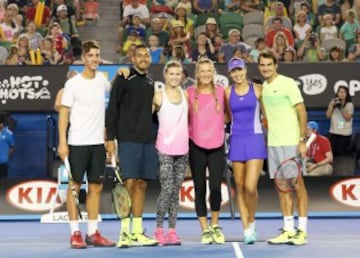 Ana Ivanovic deslumbró en el Kids Day del Abierto de Australia.