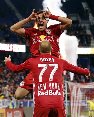 Muyl adelantó a New York al 17' con un remate en el área después de una jugada prediseñada.