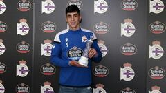 Villares fue elegido como mejor jugador del Deportivo esta temporada