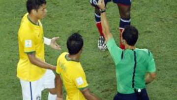 La CBF recurre ante la FIFA la tarjeta a Thiago Silva