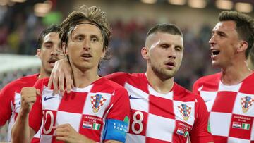 Resumen y goles del Croacia 2-0 Nigeria. El equipo balcánico suma sus primeros tres puntos del Mundial deRusia 2018 gracias al autogol de Etebo y el tanto de Modric desde el punto de penalti.
(RESTRICTIONS APPLY: Editorial Use Only, not used in