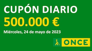 Los números ganadores del sorteo del Cupón Diario de la Once de hoy, miércoles 24 de mayo