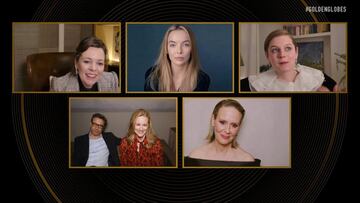 Olivia Colman, Jodie Comer, Emma Corrin, Laura Linney y Sarah Paulson.