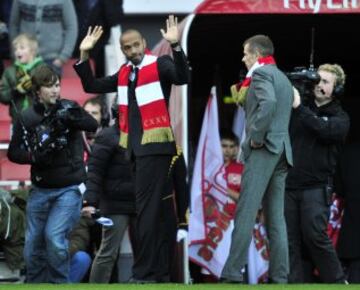 Thierry Henry during the club's 125th anniversary celebrations in 2011.