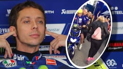 Archivan la denuncia a Rossi por su patada a una fan en Valencia