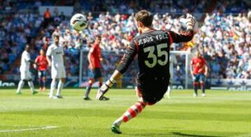 Jesús Fernández, portero titular del Real Madrid ante Osasuna.