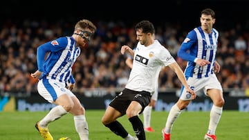 Toni Martínez en Mestalla.