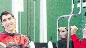 <b>PRUEBAS.</b> Los rojillos pasaron ayer diversos controles físicos con humor y buen ambiente.