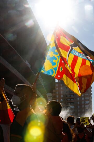 La manifestación de Valencia contra Lim, en imágenes