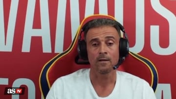 Luis Enrique y la baja de Gayá