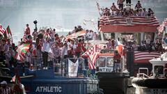 La última vez que el Athletic sacó la gabarra en dos temporadas consecutivas