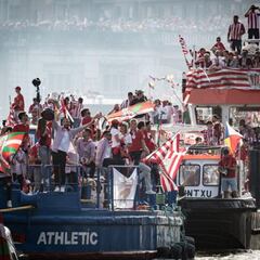 La última vez que el Athletic sacó la gabarra en dos temporadas consecutivas