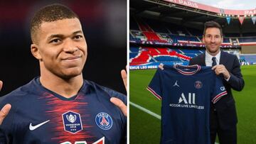 A Mbappé 'no le gusta' el fichaje de Messi por el PSG