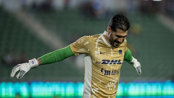 Gil Alcala of Pumas during the 17th round match between Mazatlan FC and Pumas UNAM as part of the Liga BBVA MX, Torneo Apertura 2024 at El Encanto Stadium on November 07, 2024 in Mazatlan, Sinaloa, Mexico.