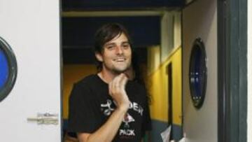 <b>RESPIRO. </b>Míchel sonríe. El Getafe se reencontró con la victoria.