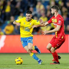La pelota de fútbol se viste con el amarillo de Las Palmas