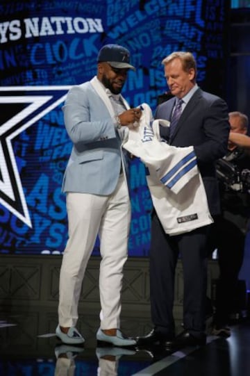 Ezekiel Elliott seleccionado por los Dallas Cowboys.