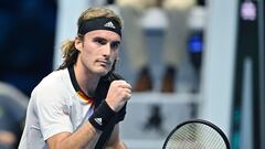 Tsitsipas sobrevive para eliminar al finalista Medvedev