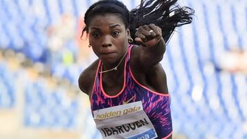 La atleta colombiana Caterine Ibarg&uuml;en va por la medalla de oro en el Mundial.