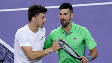 Tennis’ world No. 1 Novak Djokovic was surprisingly eliminated in the 3rd round of Indian Wells by Italian Luca Nardi, 6-4, 3-6, 6-3.