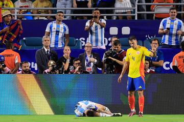 La Selección Colombia cayó 1-0 ante Argentina en el Hard Rock Stadium en partido válido por la final de la Copa América 2024.
