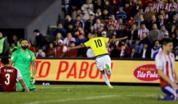 Colombia le ganó a Paraguay 1-0.