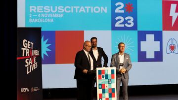 Inauguracion Congreso del Consejo Europeo de Resucitacion La UEFA y el Consejo Europeo de Resucitación lanzan una campaña de formación y educación en RCP