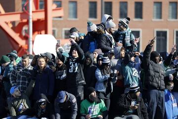 Las imágenes del desfile de los Eagles en Philadelphia tras el Super Bowl LII