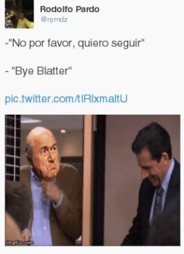 Los mejores memes de Blatter y Platini