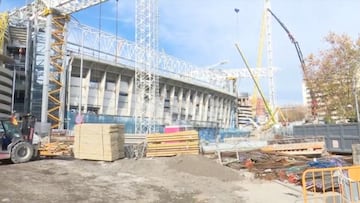 El nuevo Santiago Bernabéu con zonas irreconocibles