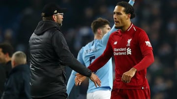 Liverpool shouldn't panic after Manchester City defeat, insists Van Dijk