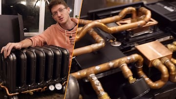 pc steampunk estufa radiador victoriano