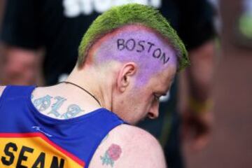 Al comienzo de la carrera se guard&oacute; medio minuto de silencio en memoria y homenaje a los fallecidos por el atentado del Marat&oacute;n de Boston.