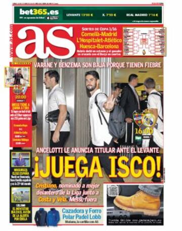 Las portadas de AS de octubre