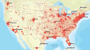 Estados Unidos sum&oacute; casi 50,000 casos positivos por coronavirus en las &uacute;ltimas 24 horas y la emergencia sanitaria se intensifica dentro de la Uni&oacute;n Americana.