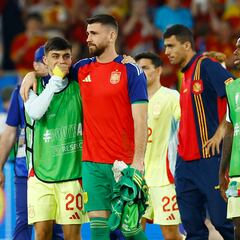 Unai Simón: “Veo a Nico con las ideas muy claras, es muy feliz en casa”