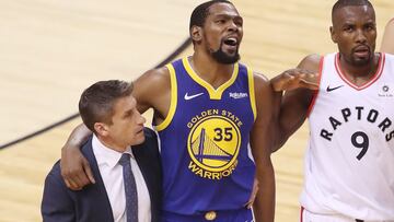Kevin Durant: "Es muy duro tener que volver a aprender a caminar"