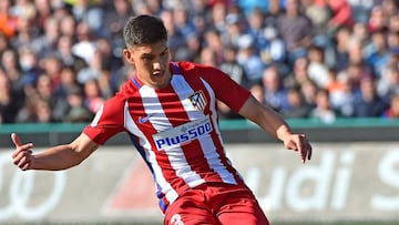 Vel&aacute;zquez, en el amistoso que el Atl&eacute;tico de Madrid disput&oacute; ante el Melbourne.
 