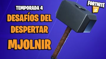 Fortnite Temporada 4: guía de desafíos del Despertar de Mjolnir