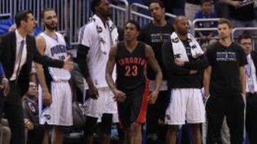 Louis Williams, tras anotar el triple de la victoria.