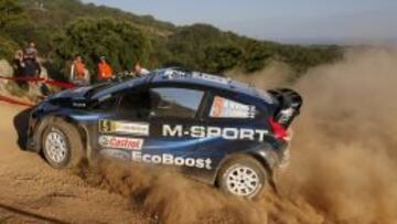 Hirvonen es l&iacute;der del Rally de Cerde&ntilde;a.