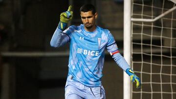 Futbol, Deportes Colina vs Universidad Catolica.
Octavos de final, Copa Chile 2023.
El jugador de Universidad Catolica Matias Dituro es fotografiado durante el partido de Copa Chile contra Deportes Colina disputado en el estadio Bicentenario de la Florida en Santiago, Chile.
08/04/2023
Jonnathan Oyarzun/Photosport
Football, Deportes Colina vs Universidad Catolica.
Round of 16, 2023 Copa Chile.
Universidad Catolica's player Matias Dituro is pictured during the Copa Chile match against Deportes Colina at the Bicentenario de la Florida stadium in Santiago, Chile.
08/04/2023
Jonnathan Oyarzun/Photosport