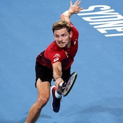 Goffin vuelve a entrenar: "¡Qué rápido va la bola!"