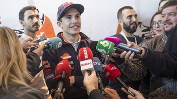 08/02/18 MOTOCICLISMO ACTO MADRID FLY TUNEL DE VIENTO MARQUEZ MOTOGP MOTO GP EQUIPO REPSOL HONDA