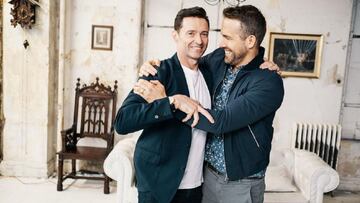 Imagen de Hugh Jackman y Ryan Reynolds.