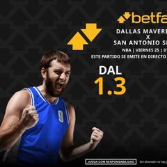 Dallas Mavericks vs. San Antonio Spurs: horario, dónde ver, pronósticos, estadísticas y clasificación