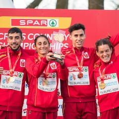 España tumba a Francia y gana el oro europeo en relevo mixto
