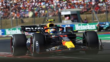 Checo Pérez firma carrerón al terminar en el tercer lugar en el GP de Hungría