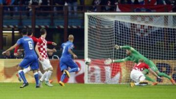 Italia - Croacia. Gol de Antonio Candreva.