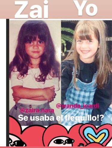 Wanda Nara, mujer de Icardi, y su hermana Zaira como dos gotas de agua